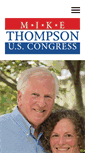 Mobile Screenshot of mikethompsonforcongress.com